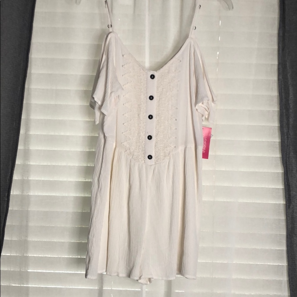 Cold Shoulder Romper